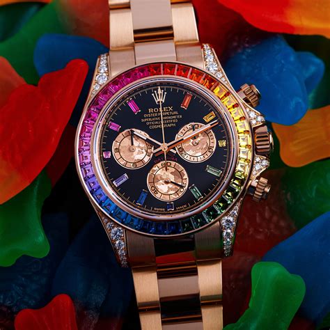 daytona rolex chocolate|rolex rainbow daytona for sale.